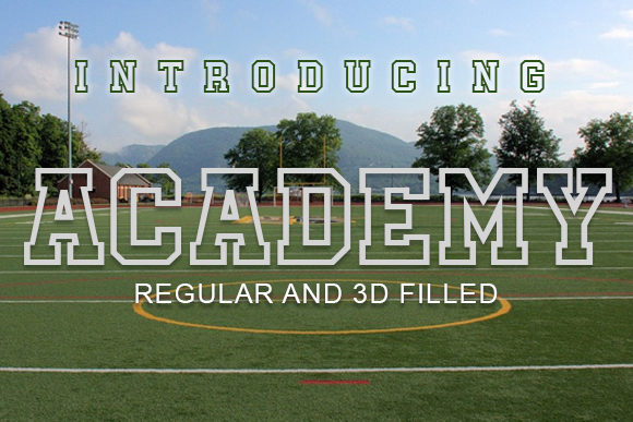 Academy: A Bold Typeface for Strong Visual Impact