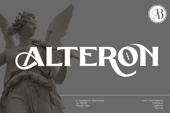 Alteron: A Serif Display Font for Elegant and Modern Design