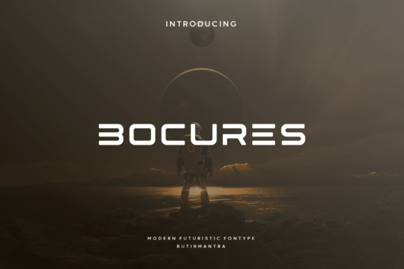 Bocures: A Modern Typeface for Futuristic Designs