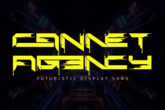 Cannet Agency: The Futuristic Font for Bold Designs