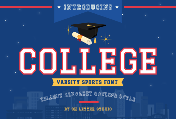 College: The Bold Sports Display Font