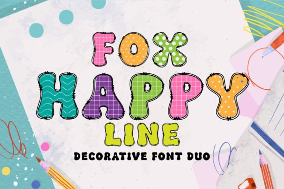Fox Happy Duo: A Stylish Font Pair for Creative Projects