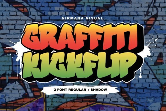 Graffiti Kickflip: Urban Edge in Your Typography