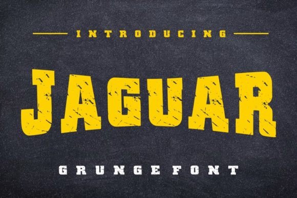 Jaguar: Bold Display Font for Modern Design