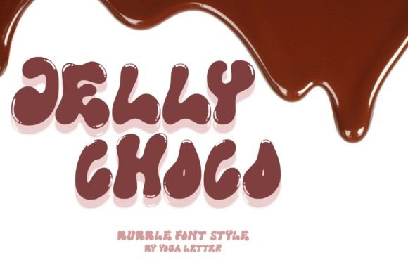 Jelly Choco: A Playful Bubble Font for Creative Projects