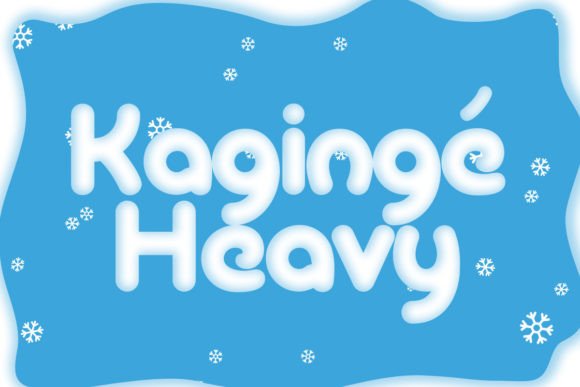 Kagingé Heavy: A Font That Brings Joy to Your Designs