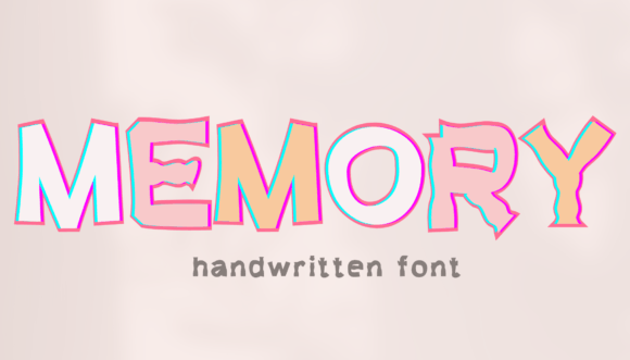 Memory: A Whimsical Display Font for Magical Designs
