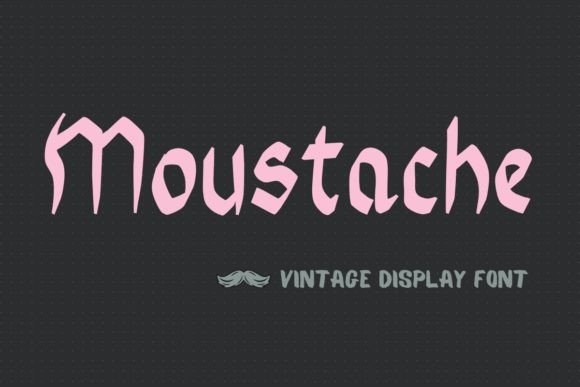 Moustache: A Vintage Graffiti Font with Modern Appeal