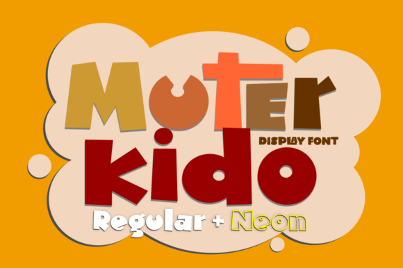 Muter Kido: A Chunky Display Font That Brings Designs to Life