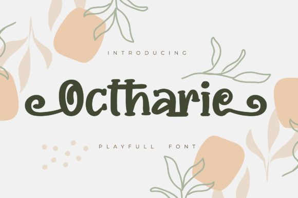 Ochtarie: A Playful Display Font for Creative Projects