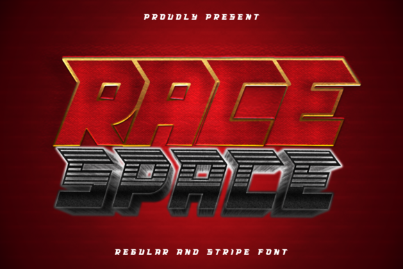 Race Space: Bold Display Font for Impactful Designs