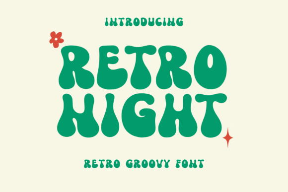 Retro Night: A Display Font That Adds Joyful Charm