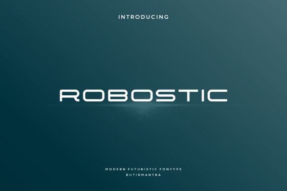 Robostic: A Modern Display Font for Futuristic Design