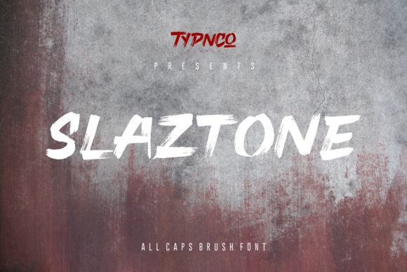 Slaztone: The Bold Hand-Drawn Display Font